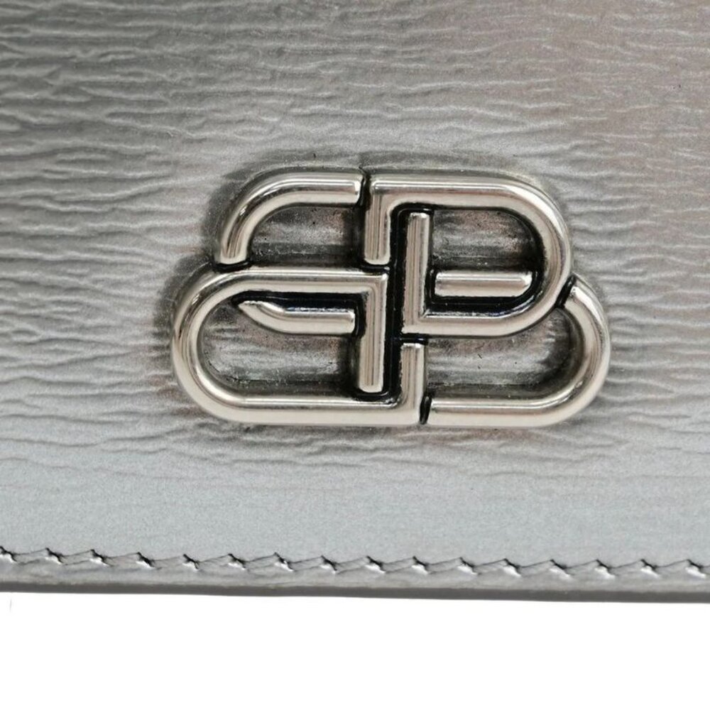Balenciaga Compact Wallet Trifold Silver - Picture 8 of 15